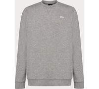 Oakley Relax Crew Sweatshirt grau/Logo weiß - M
