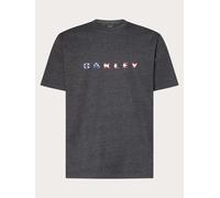 Oakley Shirt "Bark" in Anthrazit - Größe S | Herren Plussize