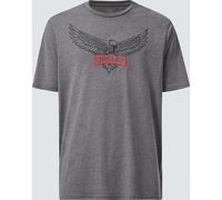 Oakley Men's SI Eagle Tab Tee, Athletic Heather Grey, X-Large