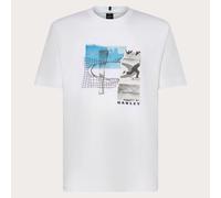 OAKLEY Skate Scene Tee - Herren - Weiß - Größe L- Modell 2025