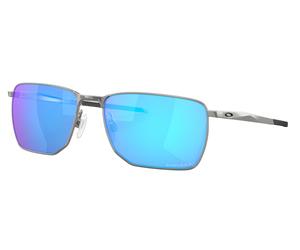 Oakley Sonnenbrille Ejector (Glasfarbe: Prizm sapphire) chromgrau satiniert - 1 Brille