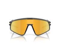 Oakley Sonnenbrille für Damen und Herren - OO9404 Latch Panel Sonnenbrille PRIZM Gläser, Transparentes Blau/Mattmarineblau, 35
