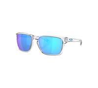 Oakley Herren Sylas Sonnenbrille, Polished Clear/Prizm Sapphire, 1