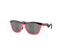 Oakley Frogskins Hybrid Matte Black/Neon Pink - Prizm Black Schwarz Modell 2024 | Größe: One Size