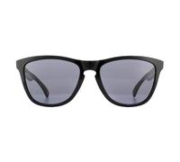 Oakley Square Unisexe Polied Black Grey Lunettes de soleil Einheitsgröße