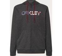 Oakley Teddy Full Zip Hoddie dk gr htr/american flag (9VS) XL