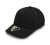 Oakley 6 Panel Stretch Hat Embossed Kappe blackout L/XL