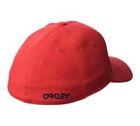 Oakley Unisex-Erwachsene 6 Panel Stretch Hat Embossed Hut, red line, L-XL
