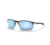 Oakley Unisex Wire Tap 2.0 Sonnenbrille, Satinblei/Prizm Tiefwasser polarisiert, 60