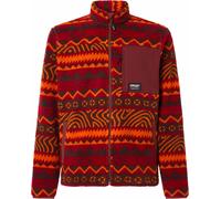 Oakley - Warmes Fleece - Mountain Fire Sherpa Grenache Norway Pattern für Herren - Größe L - Rot Rot L