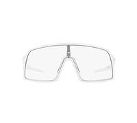 Oakley Wire Tap 2.58 Sunglasses, Matte White/Clear To Black Iridium, 37/13/140 Herren, Matt White/Clear to Black Iridium