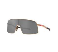 Oakley Wire Tap 2.60 Sunglasses, Matte Gold/Prizm Black, 36/13/141 Herren, Matte Gold/Prizm Black, 36/13/141