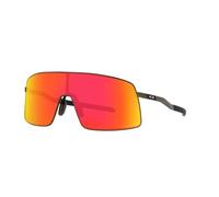 Oakley Wire Tap 2.61 Sunglasses, Satin Carbon/Prizm Ruby, 36/13/141 Herren, Satin Carbon/Prizm Ruby