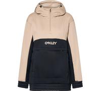 Oakley Women's Tnp Nose Grab Softshell Hoodie Humus/blackout S