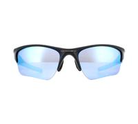 Oakley Wrap Mens Matte Black Prizm Deep H2O polarisierte Sonnenbrille Einheitsgröße