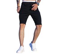 Oanviso Jeans Shorts Herren Sommer Denim Kurze Hosen | Strech,Slim Fit,mit Taschen,Streetwear,1/2 Jeansshort,Männer,Atmungsaktive