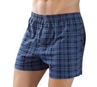 Oanviso Pyjama Shorts Herren Boxershorts Baumwoll Kurze Schlafanzughose Weiche und Atmungsaktive Unterhosen Sommer Karierte Schlafshorts Casual Männer A 01 M
