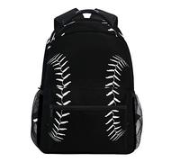 Oarencol Baseball Sport Softball American Rucksäcke Schule Buch Reise College Schultertasche für Frauen Mädchen Männer Jungen, Farbe, 1, One_Size, modern/enganliegend