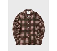 OAS Coffee Lumo Viscose Long Sleeve men Longsleeves brown in Größe:M