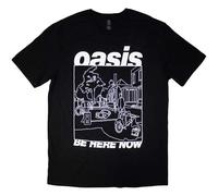 Oasis Be Here Now Line Drawing T Shirt L