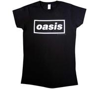 Oasis Decca Band Logo Skinny Fit T Shirt L