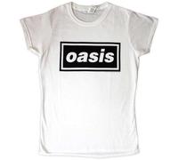 Oasis T-Shirt Decca Band Logo – Skinny Fit – L