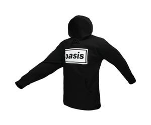 Oasis Decca Logo Pullover Hoodie - Offizielles Merchandise XL Schwarz