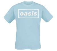 Oasis Decca Logo T-Shirt blau in 3XL