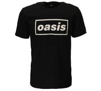 Oasis Decca-Logo-T-Shirt XXL Schwarz