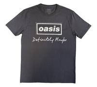 Oasis Definitely Maybe Distressed Text T Shirt S