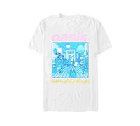 Oasis - Definitely Maybe Illustration Colour White - T-Shirt - Weiß - S - 100% Baumwolle Weiß S