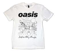 Oasis Definitely Maybe Line Drawing T Shirt L