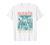 Oasis - Definitely Maybe Pink T-Shirt, Herren, Weiß, 3XL