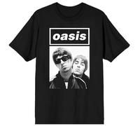 Oasis - Noel & Liam Square Photo - T-Shirt - Schwarz - M - 100% Baumwolle,Jersey Schwarz M
