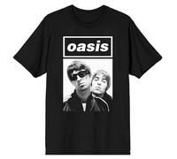 Oasis - Noel & Liam Square Photo - T-Shirt - Schwarz - S - 100% Baumwolle,Jersey Schwarz S