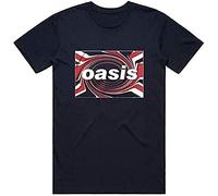 Oasis - Union Jack Navy - T-Shirt - Blau - S - 100% Baumwolle Blau S