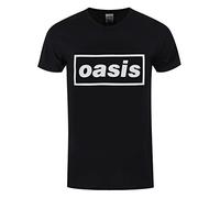 Oasis - T-Shirt (Unisex-L) Black Logo (Black)