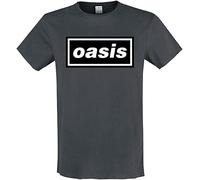 Oasis - T Shirt # Xl Unisex Charcoal# Logo Tee