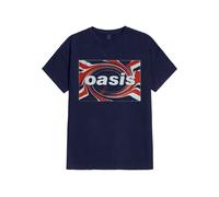 Oasis - T-Shirt # M Unisex Blue # Union Jack