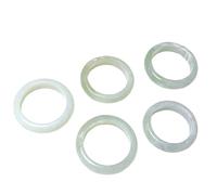 oasymala Einzigartige Steine-Ringe - Handgefertigter Modeschmuck für Achtsamkeit und persönlichen Stil (Celadon Jade (Celadon-Jade))