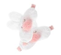 OATIPHO 2stücke Schlaf Augenmaske aus Plüsch mit Niedlichen Hasenohren Lichtblockierende Reise-schlafmaske Bequeme Augenmasken für Mädchen und Frauen