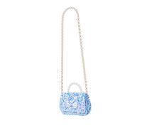 OATIPHO Glitzernde Pailletten Umhängetasche Mit Perlen Clutch Kleine Crossbody Tasche Für Frauen Und Mädchen in Blau Für Ausgehen Und Party