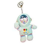 OATIPHO Plüsch-astronauten-schlüsselanhänger Schlüsselanhänger Bezauberndes Raumfahrer-design Schlüsselanhänger Mit Schlüsselring Dekorativer Plüschanhänger Für Taschen Und Schlüssel
