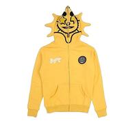 OATSBAS Fun Multi Angle Full Zip Up Hoodie for Men Women y2k Over Face Graphic Hoodies Retro Lazy Style Hoodie, gelb, S