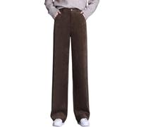 OATTIS Goldene Samthose Mit Weitem Bein Für Damen Im Herbst, Hohe Taille, Dünn, Locker, Schlaff, Schwarz, Lässig, Gerade, Modische Lange Hose,Farbe4,33