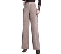 OATTIS Goldene Samthose Mit Weitem Bein Für Damen Im Herbst, Hohe Taille, Dünn, Locker, Schlaff, Schwarz, Lässig, Gerade, Modische Lange Hose,Farbe5,29