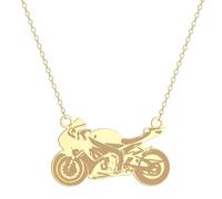 OAUWKEIY Anhänger Halskette Motorrad Anhänger Halskette Motorrad Anhänger Halskette Ornamente Schmuck