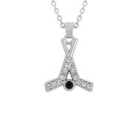 OAUWKEIY Anhänger Halskette Sport Serie Accessoires Unisex kleine Geschenke Hockey Eishockey Anhänger Halskette Modischer Anhänger Halskette Schmuck