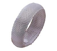 OBCPD 925 Sterling Silber Armreif Schmuck für Frauen 6CM rundes Armband