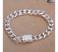 OBCPD Damen Herren 925 Sterling Silber Armband Schmuck Geschenk Herren 10MM